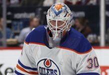 Oilers starting goalie Calvin Pickard for Game 4 vs. Canucks