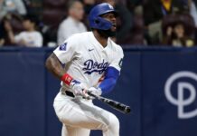 Jason Heyward returns to Dodgers with HR; Max Muncy hits IL