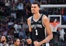 Victor Wimpanyama is the first rookie to make the first team all-defensive back