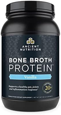 Ancient Nutrition Protein Powder Made from Real Bone Broth, Vanilla, 20g Protein Per Serving, 40 Serving Tub, Gluten Free Hydrolyzed Collagen Peptides Supplement, Great in Protein Shakes - Image 2