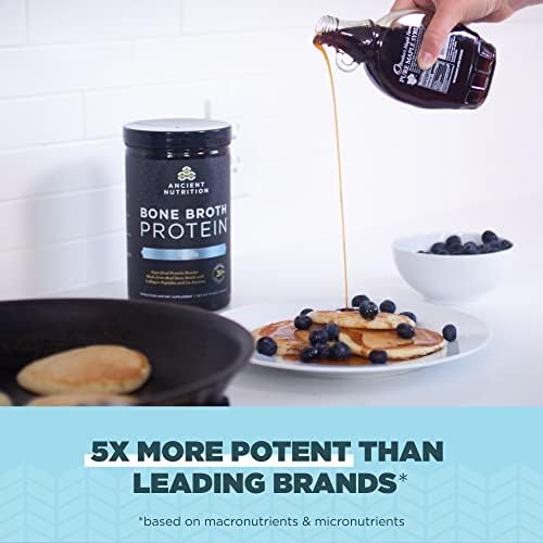 Ancient Nutrition Protein Powder Made from Real Bone Broth, Vanilla, 20g Protein Per Serving, 40 Serving Tub, Gluten Free Hydrolyzed Collagen Peptides Supplement, Great in Protein Shakes - Image 5