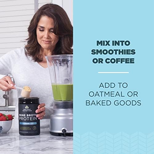Ancient Nutrition Protein Powder Made from Real Bone Broth, Vanilla, 20g Protein Per Serving, 40 Serving Tub, Gluten Free Hydrolyzed Collagen Peptides Supplement, Great in Protein Shakes - Image 6