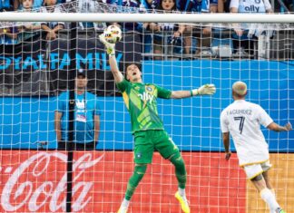Charlotte FC goalkeeper Kristijan Kahlina receives MLS honors for late heroics against LA Galaxy
