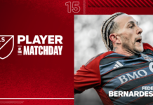 Toronto FC’s Federico Bernardeschi named Player of the Matchday