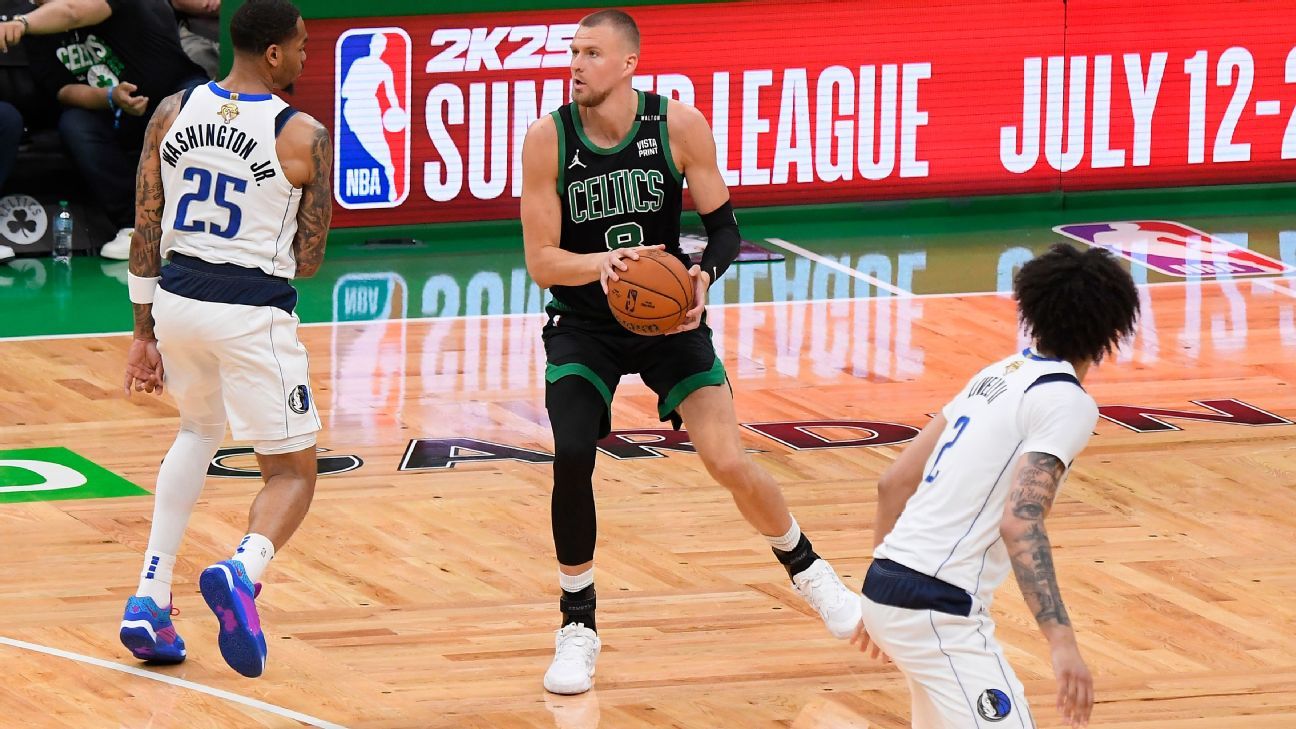 Kristaps Porzingis has ‘rare’ leg injury; NBA Finals status uncertain