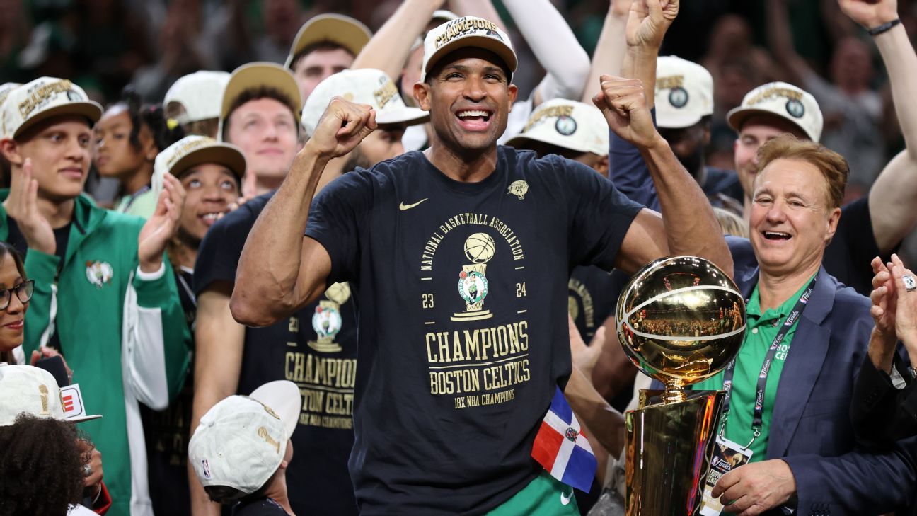 Al Horford wins NBA title with Celtics in 186th playoff game