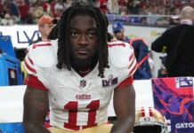 Medically cleared Aiyuk not at 49ers practice, faces fines