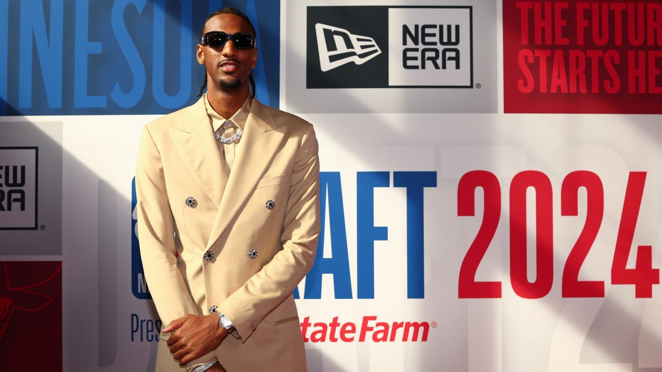2024 NBA draft: Alex Sarr’s tribute-based suit leads night one fits