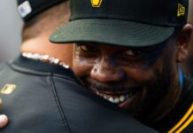 Pirates’ Aroldis Chapman sets lefty reliever strikeouts record