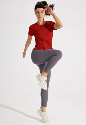 Libin Women's Workout T Shirts Short Sleeve Gym Running Athletic Tops Quick Dry Crewneck Yoga Cycling Shirts - Image 7