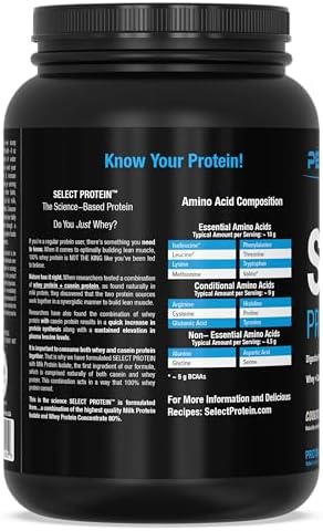 PEScience Select Protein, Cookies and Cream, 27 Serving, Premium Whey and Casein Blend - Image 8