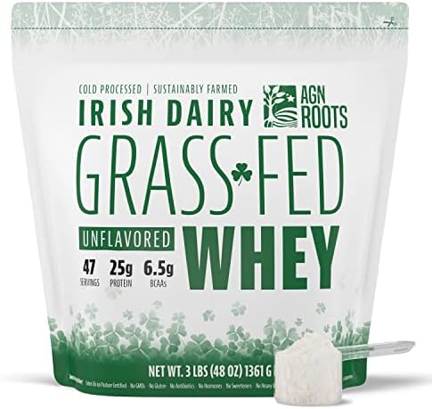 Grass Fed Whey Protein Powder Isolate - Unflavored - Unsweetened - Certified Entire Life On Pasture - A Greener World - ASPCA Registered Brand List - Informed-Sport - 3lbs - Image 2