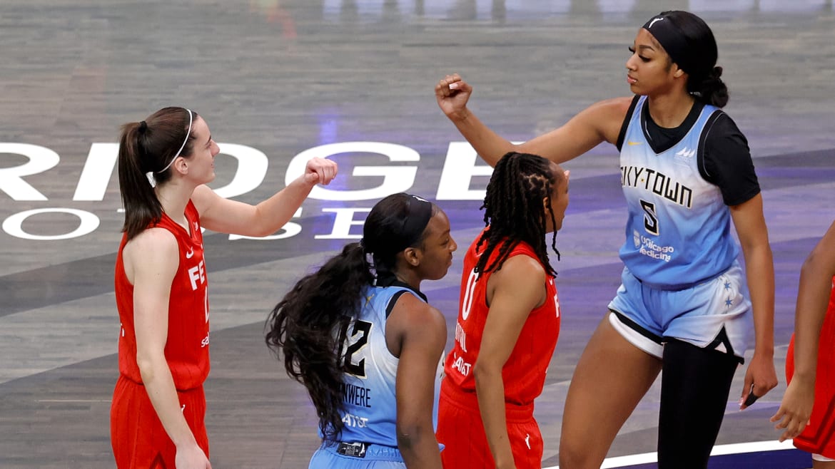 Angel Reese and Caitlin Clark Battle It Out In First WNBA Game