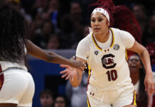 South Carolina beats off challenge from Iowa and Caitlin Clark to win NCAA women’s championship