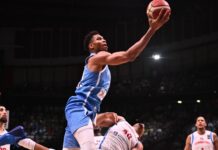 Giannis, Greece open with rout; Slovenia’s Olympic bid still alive