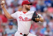 Phillies’ Zack Wheeler (10-4) brushes off back concerns after exit