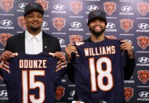 Bears reach deals with 1st-rounders Caleb Williams, Rome Odunze