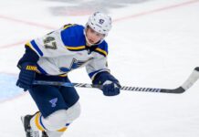 Blues’ Krug could miss season with pre-arthritic changes in ankle