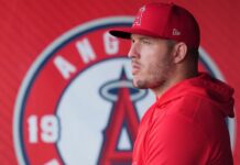MRI on knee of Angels’ Mike Trout comes back clean