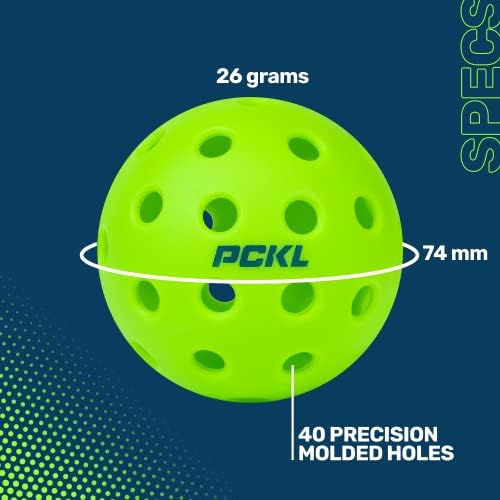Optic Speed Pickleball Balls | Choose Indoor or Outdoor | 4 Pack of Balls | Built to USAPA Specifications - Image 4