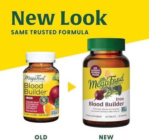 MegaFood Blood Builder - Iron Supplement Clinically Shown to Increase Iron Levels without Side Effects - Iron Supplement for Women with Vitamin C, Vitamin B12 and Folic Acid - Vegan - 90 Tabs - Image 5