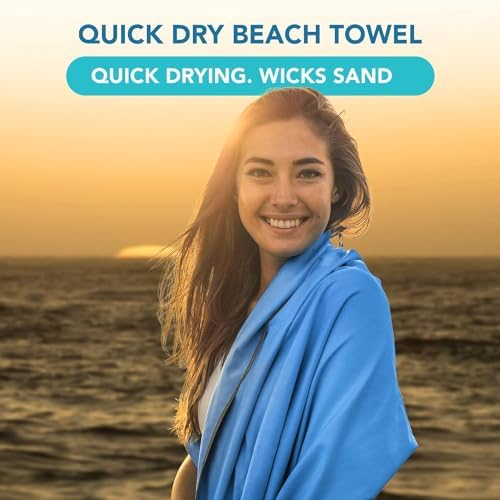 Youphoria Microfiber Travel Towel Fast Drying Lightweight - Quick Dry Towel for Camping, Beach, Backpacking, Hiking & Sport - Image 7