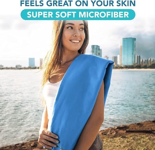 Youphoria Microfiber Travel Towel Fast Drying Lightweight - Quick Dry Towel for Camping, Beach, Backpacking, Hiking & Sport - Image 10