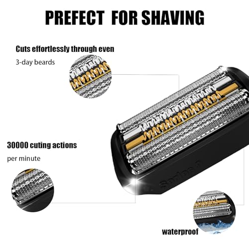 92B Series 9 Electric Shaver Replacement Head Compatible with Braun S9 Sport Replacement Head,92B Foil Blades for All Series 9 Shavers 9477cc,9330s,9465cc,9460cc,9419s,9390cc,9385cc - Image 3