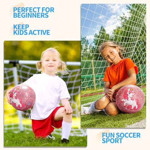 EVERICH TOY Size 3 Soccer Balls for Kids-Sport Ball for Toddlers-Backyard Lawn Sand Outdoor Toys for Boys and Girls,Including Pump - Image 8
