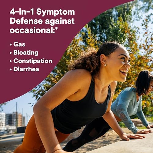 Phillips' Colon Health Daily Probiotic Capsules, 4-in-1 Symptom Defense to help defend against Occasional Gas, Bloating, Constipation, and Diarrhea, Daily Supplement, 60 Count - Image 3