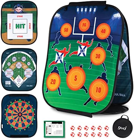 GUD Football, Baseball & Darts Sports Games Toy, Yard Lawn Outdoor & Indoor Birthday Gifts Target Football Toy, Kids Set, Toss Toys, Boys Gifts Year Old Ages - Image 2