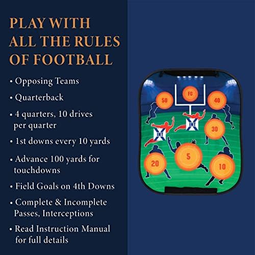 GUD Football, Baseball & Darts Sports Games Toy, Yard Lawn Outdoor & Indoor Birthday Gifts Target Football Toy, Kids Set, Toss Toys, Boys Gifts Year Old Ages - Image 8