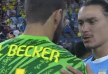 Darwin Nunez consoles Alisson after penalty shootout defeat ends season – Liverpool FC