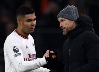 Man United coaching staff believe Casemiro’s “legs have gone” – Man United News And Transfer News
