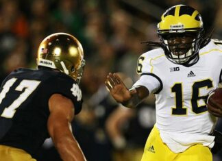 When was the last NCAA football video game? Revisiting the 2013 classic with Denard Robinson on cover