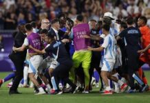 Olympic Drama: France-Argentina Ends in Brawl!