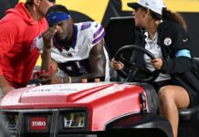 Bills’ Marquez Valdes-Scantling exits vs. Steelers with neck injury