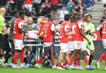 Angel Gomes recovering after head injury in Lille-Reims