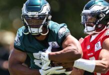 How have the Eagles answered their biggest camp questions?