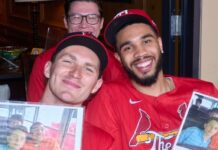 Jayson Tatum, Matthew Tkachuk re-create memorable bus photo