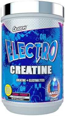Glaxon Electro Creatine Monohydrate Powder with Electrolytes for Hydration and Absorption - 30 Servings (Naked - Unflavored) - Image 2