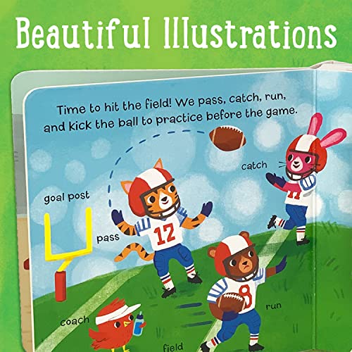 Let's Play Football! A Lift-a-Flap Board Book for Babies and Toddlers, Ages 1-4 (Chunky Lift-A-Flap Board Book) - Image 6