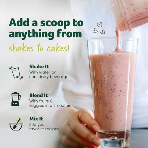 Purely Inspired Plant-Based Protein Powder for Men & Women, Creamy French Vanilla (16 Servings) - Vegan & Organic - 20g of Pea Protein Powder for Smoothies & Shakes - Dairy-Free, & Gluten-Free - Image 6