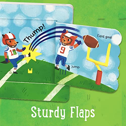 Let's Play Football! A Lift-a-Flap Board Book for Babies and Toddlers, Ages 1-4 (Chunky Lift-A-Flap Board Book) - Image 4