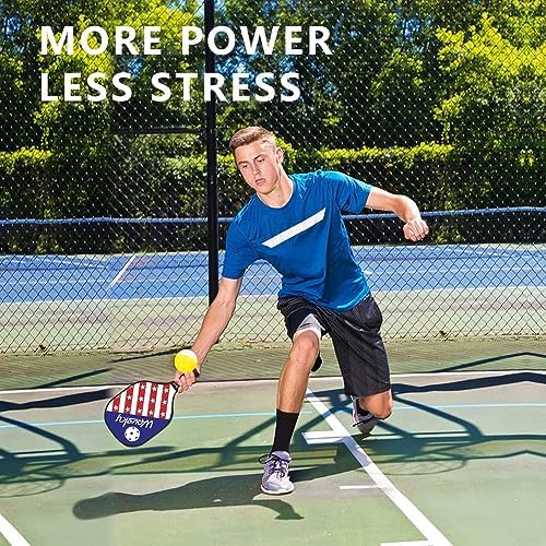 Pickleball Set - 4 Paddles, 8 Balls, 4 Cooling Towels, Carry Bag, Wooden Pickleball Rackets With Ergonomic Grips for Beginners - Image 8