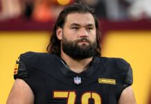 Commanders sign Sam Cosmi to four-year, $74 million extension