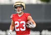 Niners’ Christian McCaffrey expects usual workload in opener