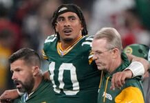 Packers yet to rule out QB Jordan Love (knee) vs. Colts