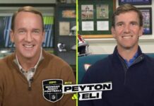 Best ‘ManningCast’ moments from Falcons-Eagles