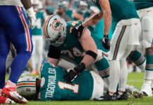 Dolphins’ Tua Tagovailoa out of Bills loss with concussion